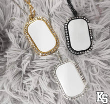 Load image into Gallery viewer, Blank Bling Dog Tag
