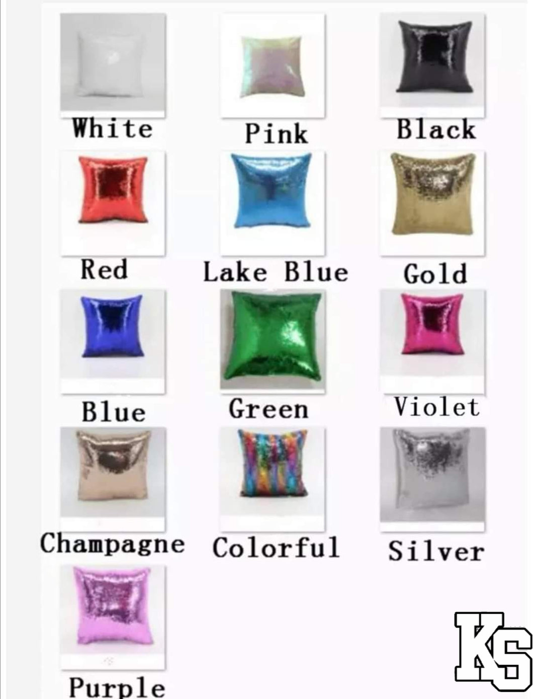 Custom Sequin Sublimation Pillow Covers