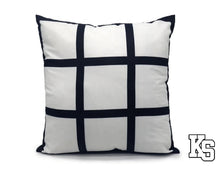 Load image into Gallery viewer, 9 Panel Sublimation Pillow Cover
