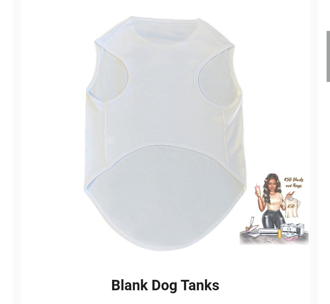 Sublimation Blank Dog Tank