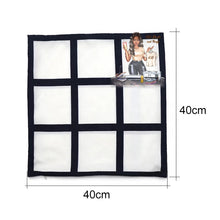 Load image into Gallery viewer, 9 Panel Sublimation Pillow Cover
