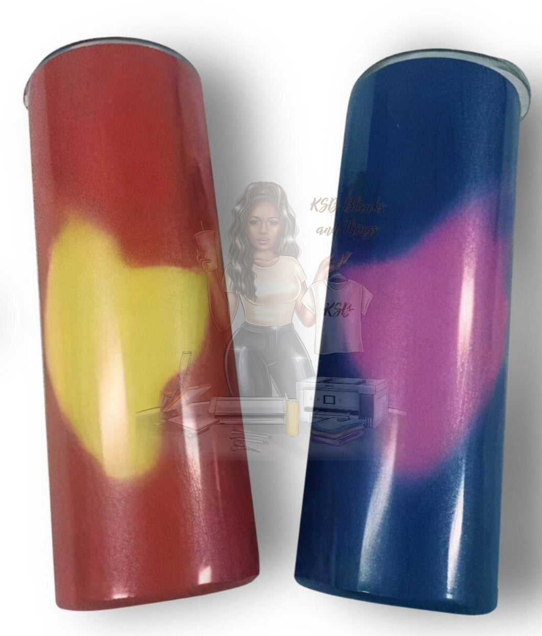 *PREORDER* 20 oz Skinny Color Changing Tumbler Blanks 5 Pack