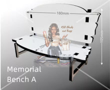 Load image into Gallery viewer, *PREORDER* Memorial Bench Sublimation Blank
