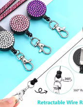 Load image into Gallery viewer, Bling Lanyard Badge Reel Combo
