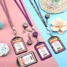 Load image into Gallery viewer, Bling Lanyard Badge Reel Combo
