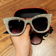 Load image into Gallery viewer, Handmade Bling Cat Eye Sunglasses
