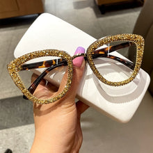 Load image into Gallery viewer, Handmade Bling Cat Eye Sunglasses
